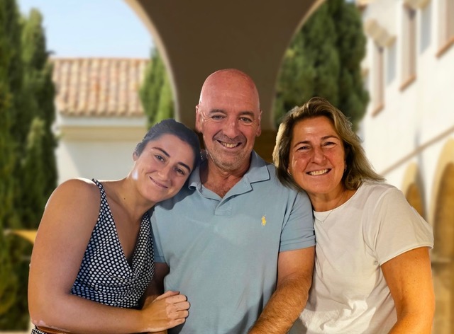 Inés, Nané and Pilar at Bodegas Ramos-Paul. Photo © Karethe Linaae